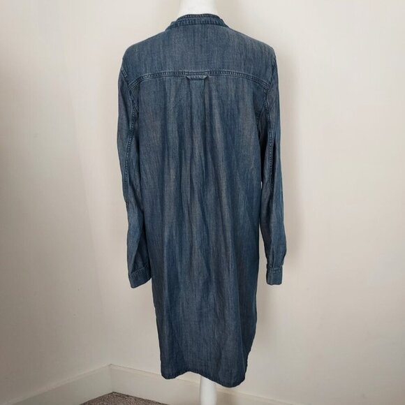 Eileen Fisher Long Sleeve Shirt Dress Size Medium - Picture 3 of 7